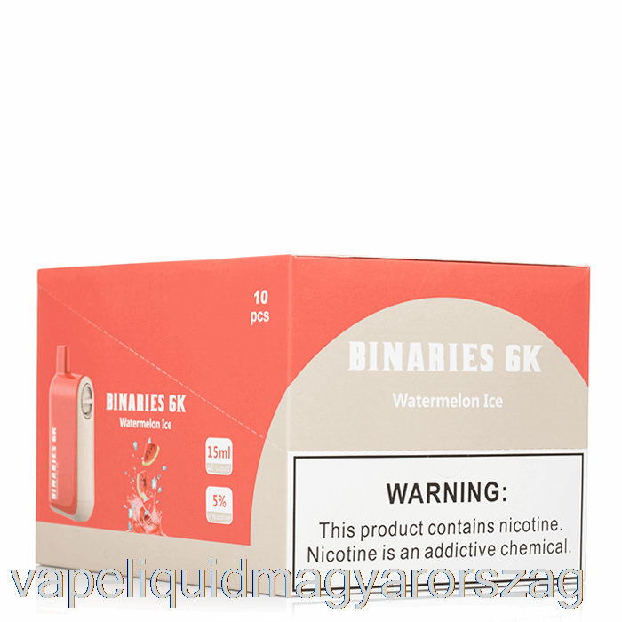 [10 Csomagos] Horizon Binárisok 6k 6000 Eldobható Vape E Cigi